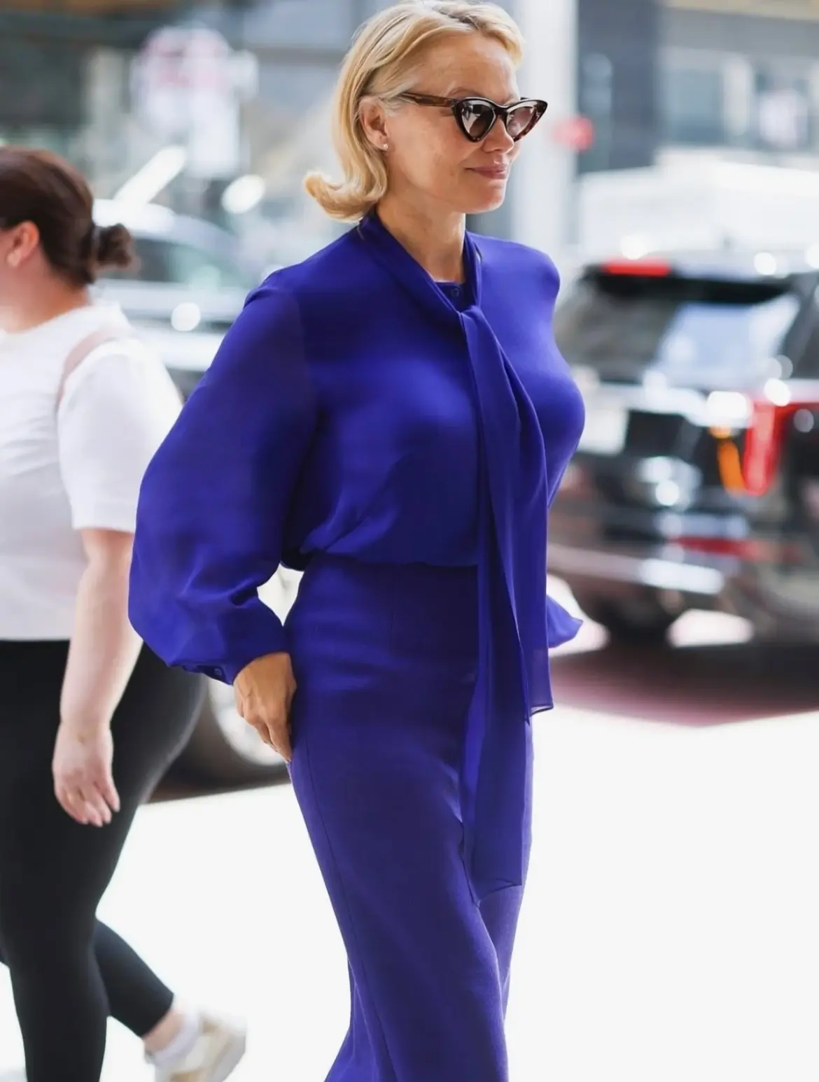 Pamela Anderson Takes on New York City 07-17-25