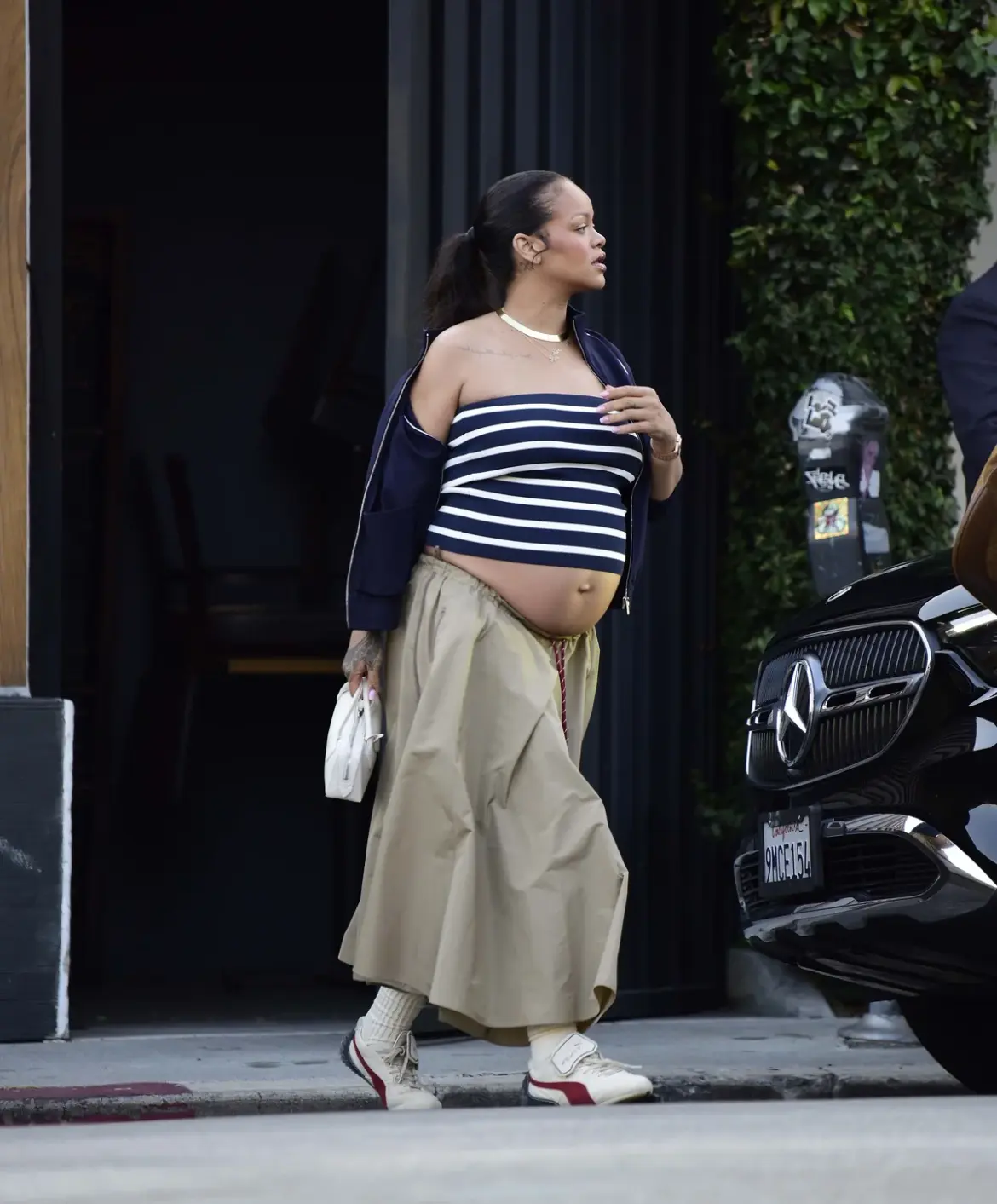 Rihanna Shows off Her Growing Baby Bump in Los Angeles 07-14-25