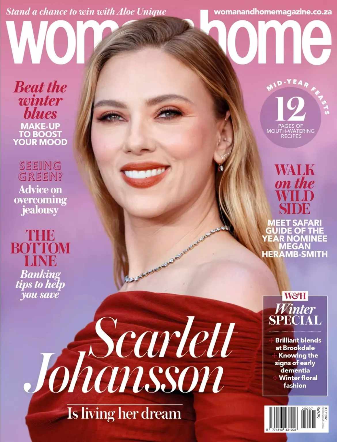 Scarlett Johansson – Woman & Home South Africa July 2025