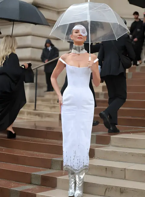 Tatiana Korsakova – Paris Fashion Week, Schiaparelli Haute Couture Fall/Winter 2025/2026 show in Paris 07-07-25
