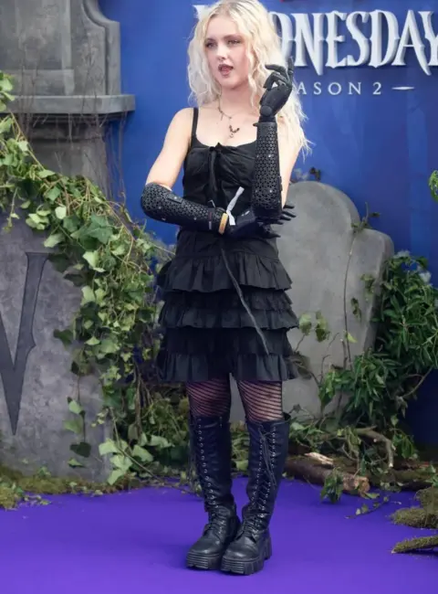 Tilly Lockey – ‘Wednesday’ Season 2, Part 1 Global Premiere at Central Hall, Westminster in London 07-30-25