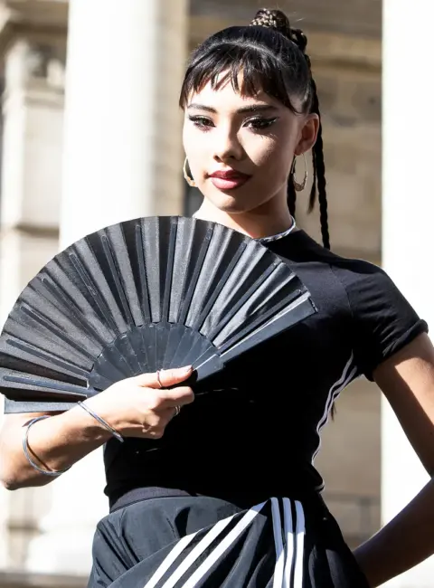 Xochitl Gomez -Adidas Y-3 Collection SS ’26 Presentation at Paris Fashion Week 06-28-25