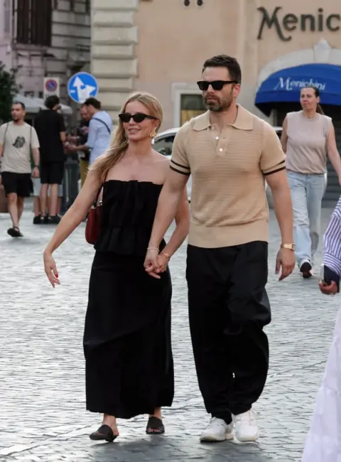 Annabelle Wallis and Sebastian Stan’s Roman Holiday Romance 07-28-25