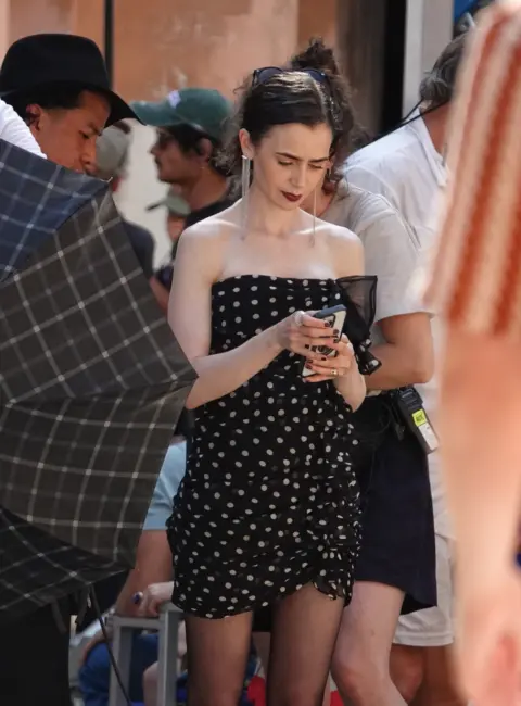 Behind the Scenes: Lily Collins’ Sweet Video Call with Husband Charlie McDowell on ‘Emily in Paris’ Set 08-20-2025