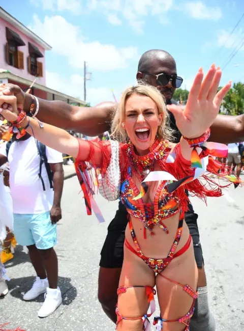 Chloe Bailey and Tallia Storm Turn Heads at The Crop Over Festival in Barbados in Stunning Costumes 08-04-2025