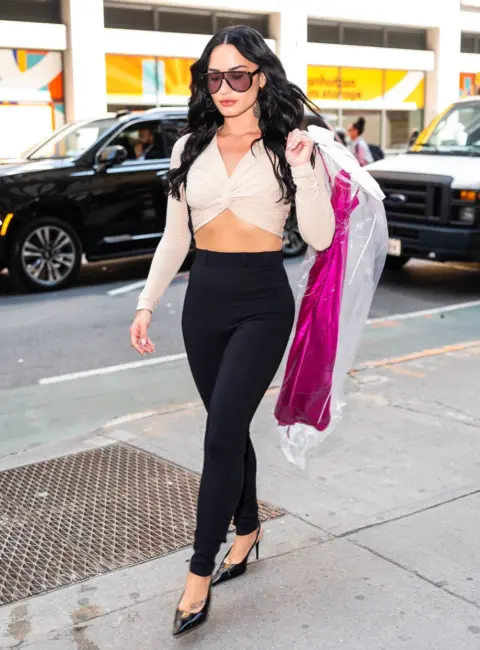 Demi Lovato Out and About in Chelsea, New York City 08-11-2025