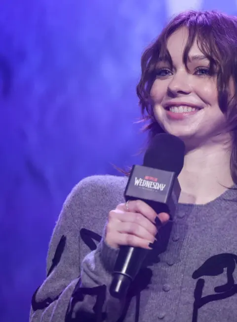 Emma Myers – ‘Wednesday’ Season 2, Part 2 ‘Outcast Assembly’ in Sydney 08-14-2025