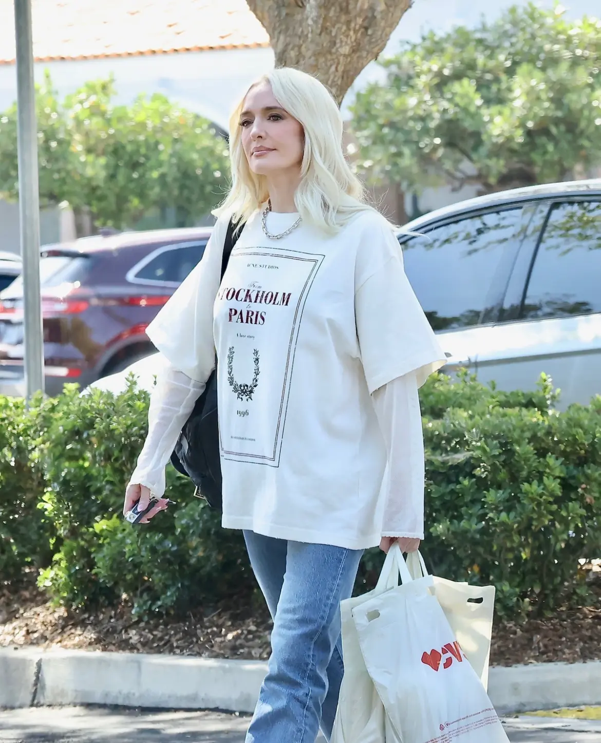 Erika Jayne Spotted at CVS After Visiting Friend Teddi Mellencamp in Encino 08-29-2025