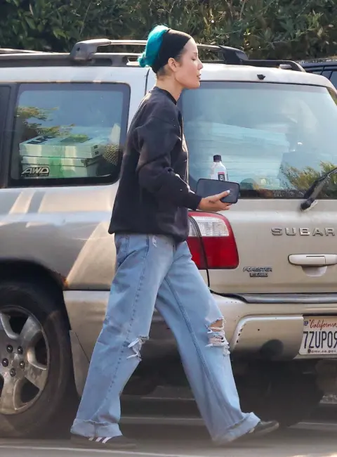 Halsey Spotted Heading to a Studio Session in Los Angeles 08-16-2025