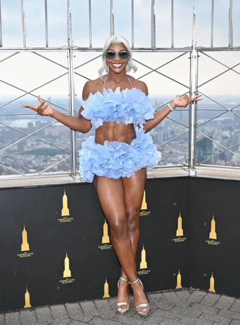 Jade Cargill – Visits The Empire State Building, New York City 07-31-25