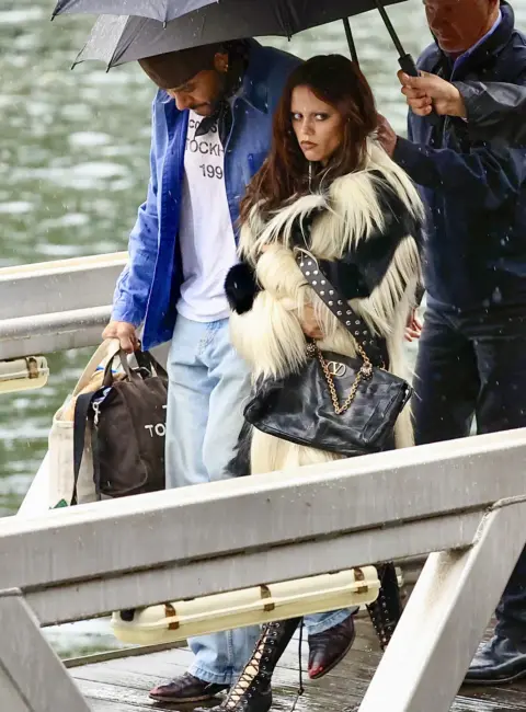 Jenna Ortega Arrives at ‘Wednesday’ Season 2 Part 2 ‘Outcast Assembly’ in Sydney 08-14-2025