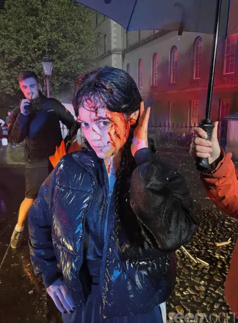 Jenna Ortega – Teen Vogue Photo Diary of ‘Wednesday’ Season 2 August 2025