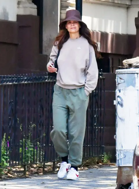 Katie Holmes Spotted Enjoying Her Day Off in New York City 08-02-2025