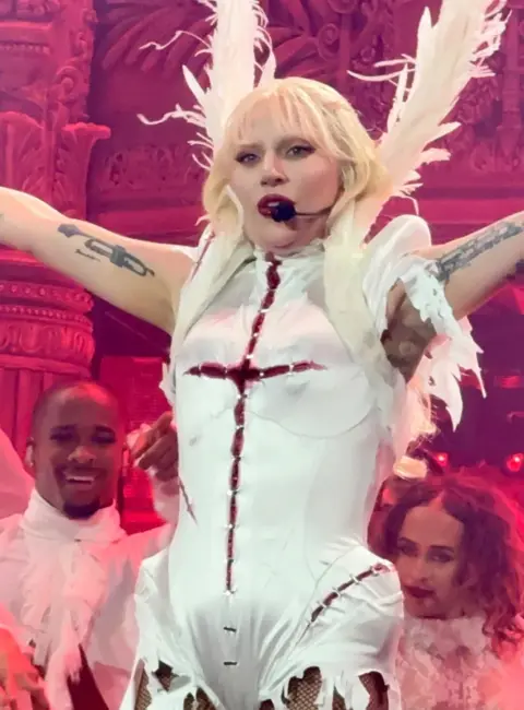 Lady Gaga Mesmerizes Crowd with Jaw-Dropping Outfits at Coachella in Indio 04-11-2025