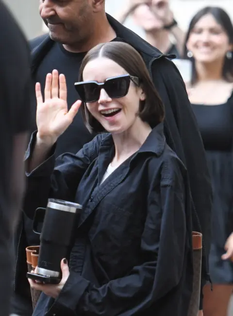 Lily Collins – On the Set of ‘Emily in Paris’ 08-05-2025