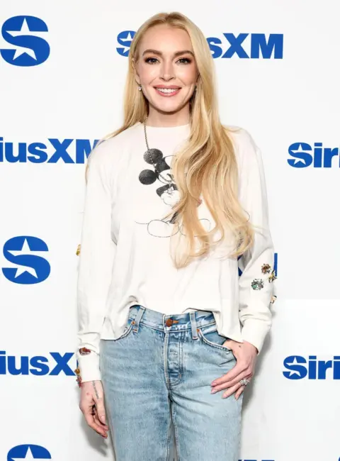 Lindsay Lohan – Attends SiriusXM’s Town Hall with the Cast of ‘Freakier Friday’ 07-28-2025