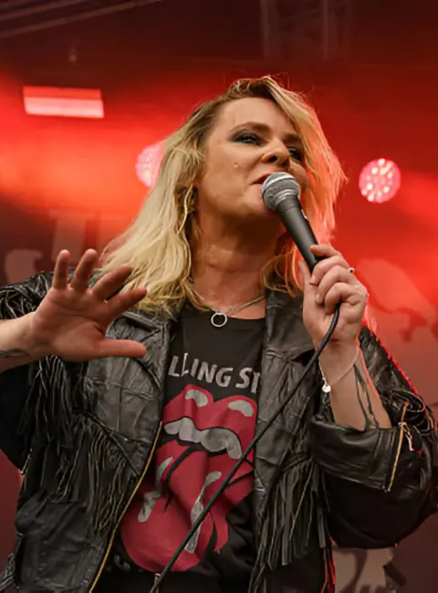 Maja Ivarsson (of The Sounds) – Performs Onstage During a Concert at Logomo in Turku, Finland 08-01-25