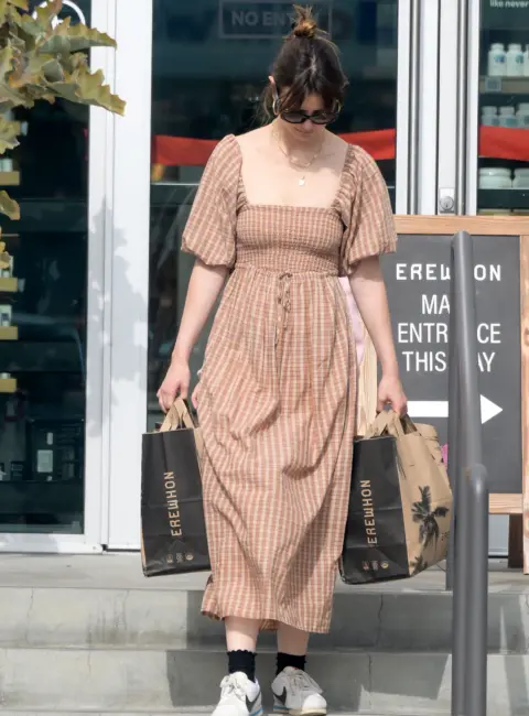 Mia Goth Spotted Grocery Shopping at Erewhon 08-18-2025