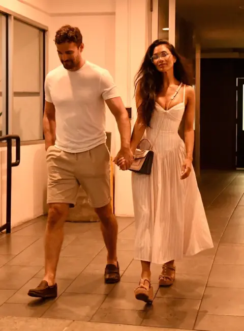 Nicole Scherzinger and Thom Evans’ Romantic Dinner Date at E Baldi in Beverly Hills 08-15-2025