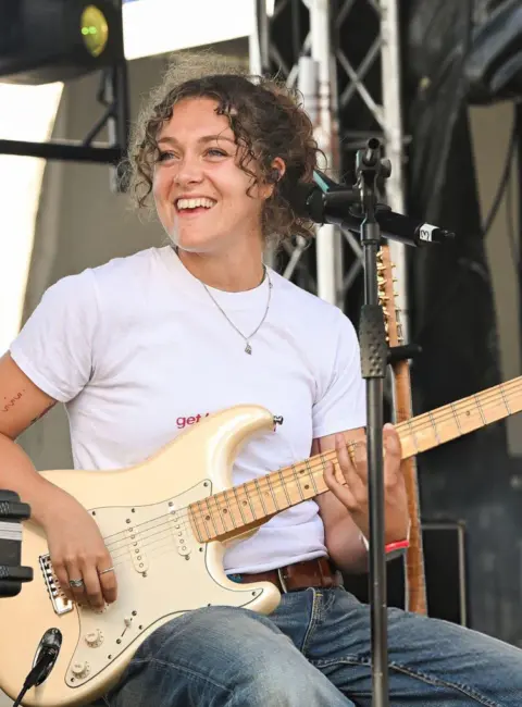 Polly Money – Performs Onstage During Boardmasters Festival at Watergate Bay in Newquay, England 08-10-2025