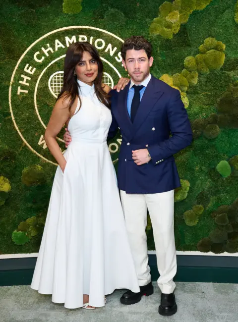 Priyanka Chopra – Day 3 at the AELTC’s Parkside Suite in No.1 Court in London 07-02-2025