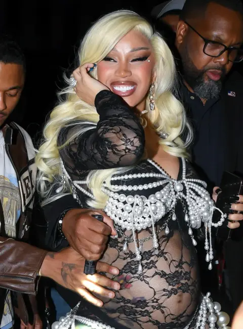 Cardi B Arrives to the Highlight Room in Manhattan in New York City 09-18-2025