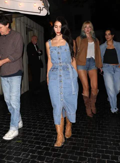 Caylee Cowan Hits the Town with Casey Affleck and Friends at Chateau Marmont in West Hollywood 09-27-2025