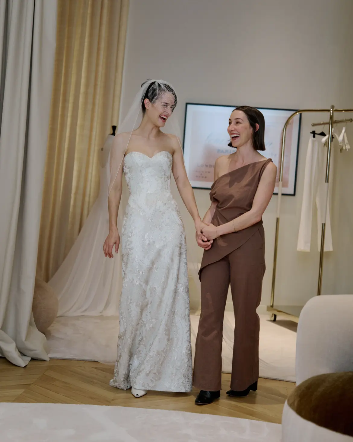 Chloe Grace Moretz & Kate Harrison – Vogue: Final Wedding Dress Fittings at the Louis Vuitton Atelier in Paris August 2025