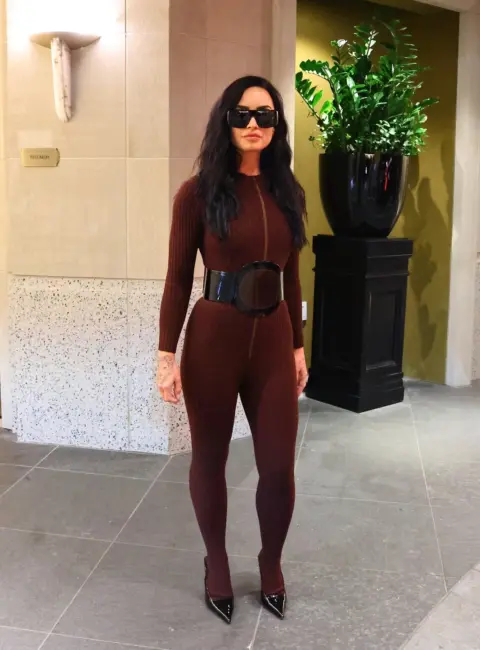 Demi Lovato Turns Heads in Chic Ensemble Heading to Watch What Happens Live in NYC 09-16-2025