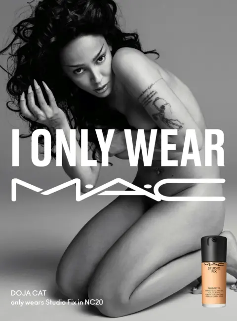 Doja Cat – Mac Cosmetics Campaign September 2025