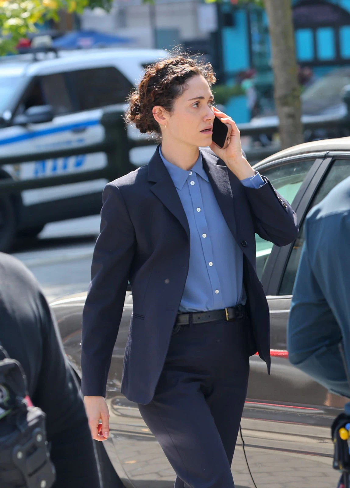 EMMY ROSSUM ON THE SET OF 'FURIOUS' IN NEW YORK CITY 09-09-2025 (28)