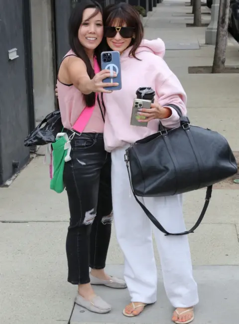 Hilaria Baldwin Outside Dancing With The Stars in Hollywood 09-27-2025