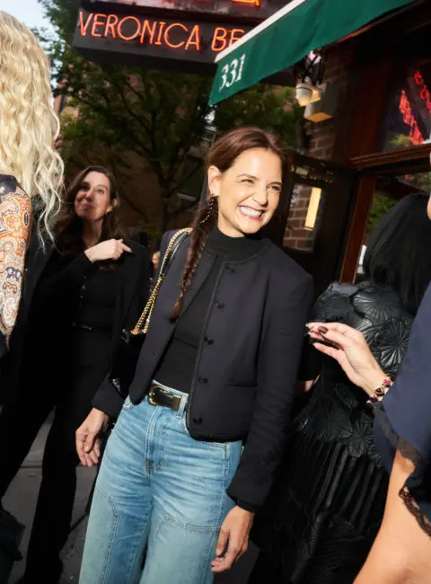 Katie Holmes – Veronica Beard’s Icons Party at New York Fashion Week 09-09-2025