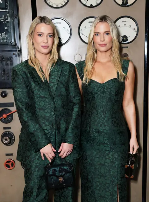 Lady Eliza Spencer (L) and Lady Amelia Spencer – Patrick McDowell Show During London Fashion Week in London, England 09-20-2025