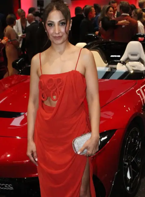 Laila Hamidi – Grand Opening of Mercedes AMG Brand Center in Hamburg, Germany 09-18-2025