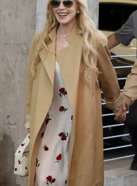 Lindsay Lohan Day 8 of the 2025 US Open Tennis Championships at USTA Billie Jean King National Tennis Center 08-31-2025