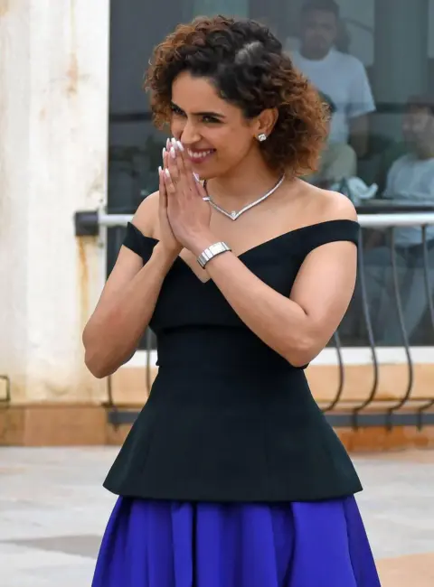 Sanya Malhotra – Poses for a Photo During the Promotion of Her Upcoming Film ‘Sunny Sanskari Ki Tulsi Kumari’ in Mumbai 09-29-2025