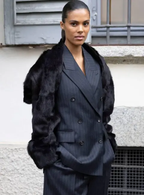 Tina Kunakey – Ferragamo Fashion Show During Milan’s Fashion Week Womenswear SpringSummer 2026 in Milan, Italy 09-27-2025