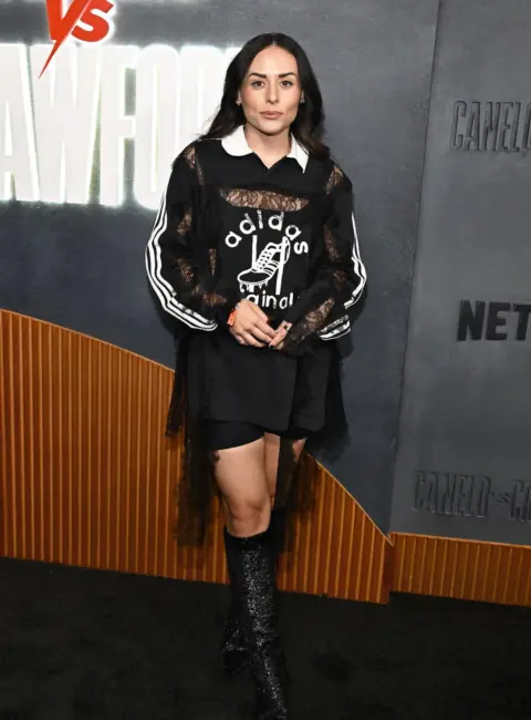 Zuria Vega – Canelo Alvarez vs Terence Crawford Netflix Live Event at Allegiant Stadium in Las Vegas, Nevada 09-13-2025