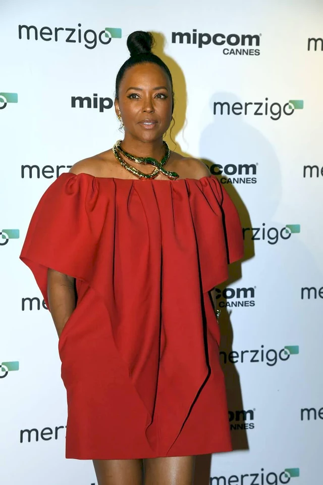 Aisha Tyler – Attends the Opening Night Party & Red Carpet During the Mipcom Cannes At Le Majestic, Cannes, France 10-13-2025