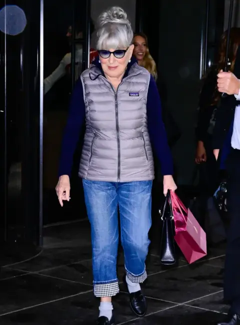 Bette Midler is Seen  in New York City 10-13-2025