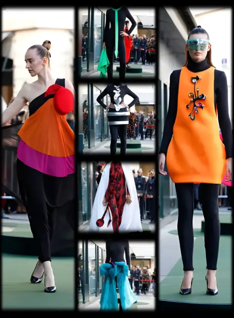 Pierre Cardin Womenswear Spring/Summer 2026 Show as Part of Paris Fashion Week in Paris, France 10-07-2025