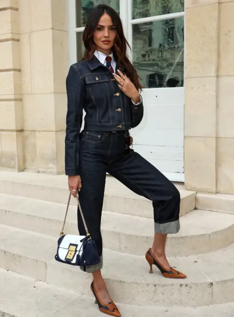 Eiza Gonzalez – Thom Browne Show Spring/Summer 2026 Show as Part of Paris Fashion Week in Paris, France 10-06-2025