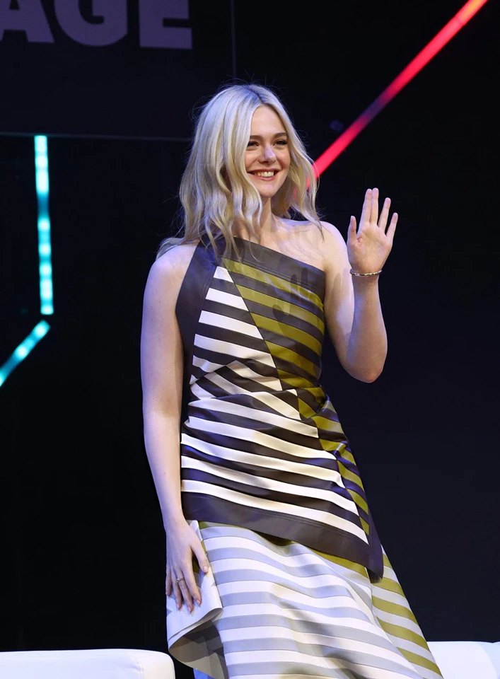 Elle Fanning – During the MCM Comic Con London Panel of 20th Century Studios’ ‘Predator Badlands’ in London, England 10-26-2025