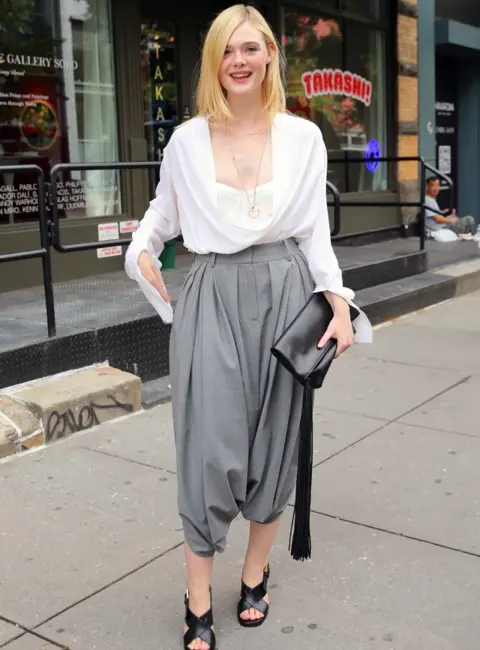 Elle Fanning Spotted Brunching with Her Production Team at Sadelle’s in New York City 09-30-2025