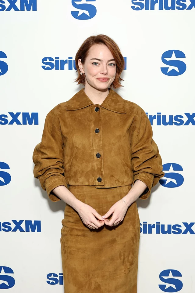 Emma Stone – SiriusXM’s Town Hall with Cast of Bugonia at SiriusXM Studios in New York City 10-20-2025