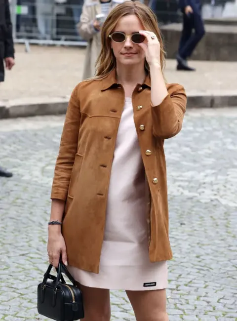 Emma Watson – Miu Miu Fashion Show Spring/Summer 2026 Show as Part of Paris Fashion Week in Paris, France 10-06-2025