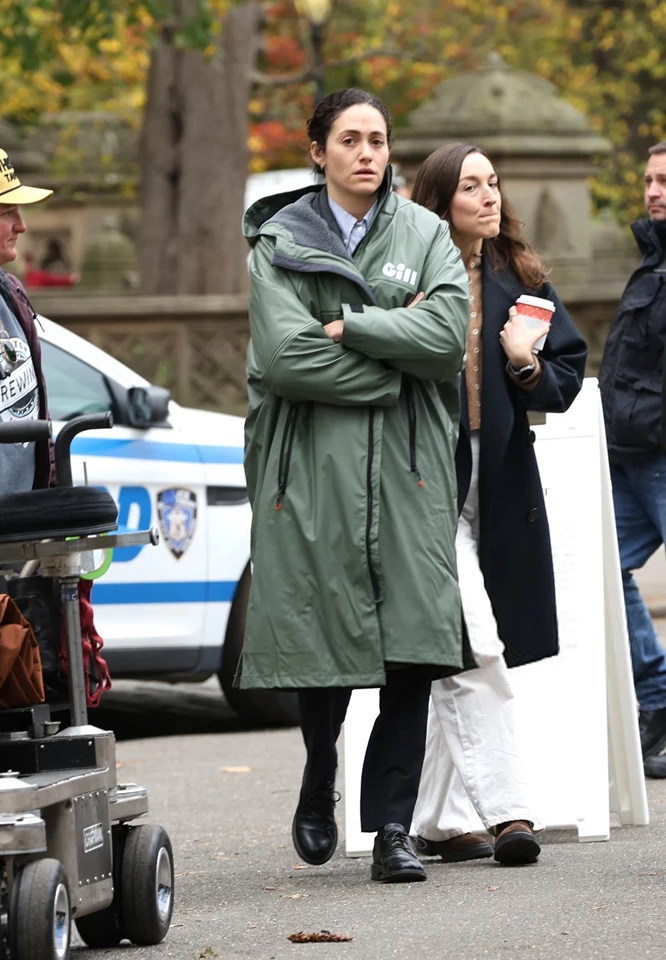 Emmy Rossum on the Set of ‘Furious’ in Central Park, Manhattan, New York 10-20-2025