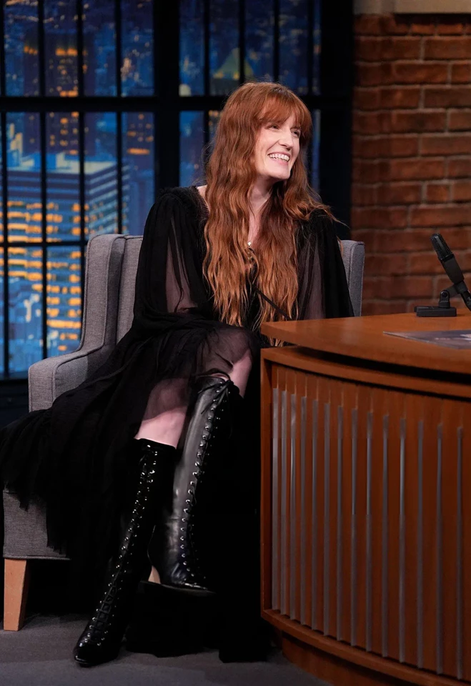 Florence Welch – During an Interview with Host Seth Meyers 10-30-2025