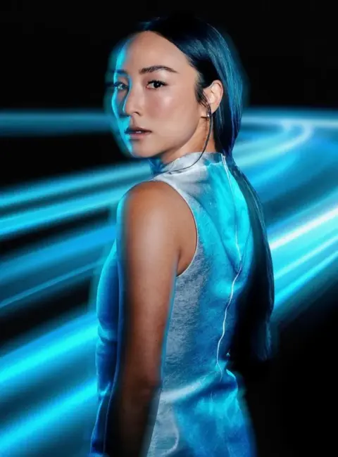 Greta Lee – TRON: Ares Promotional Photoshoot by Derrick Freske